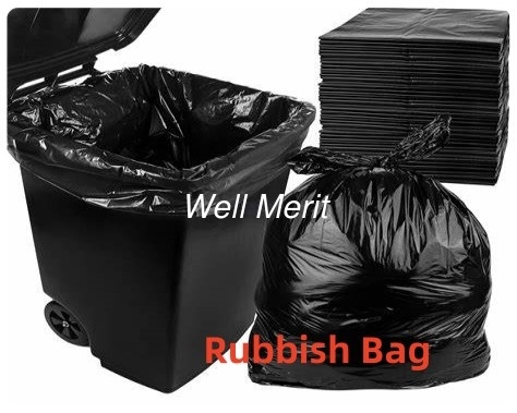 35L-120L контейнер пластиковый черный мусорный мешок / мешок для гарматы / мешок для мусора