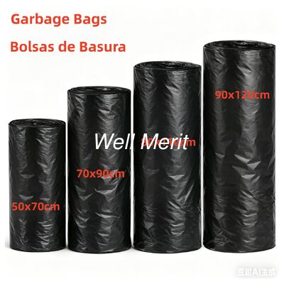 Чёрные мешки для мусора / Bolsas De Basura на ролике