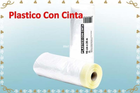 Пре-связанный тесьмой маскируя жулик Cinta Plastico фильма для картины